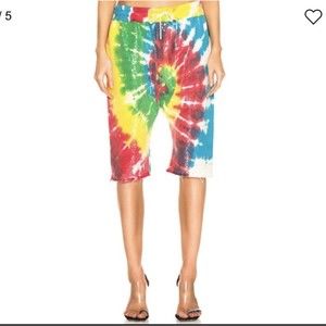 UNISEX- R13 Tie Dye Sequin Bermuda Sweat Short Sz Medium